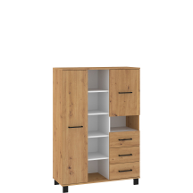 Regał 2-drzwiowy z szufladami COO-10 COOL Podstawowe (4)