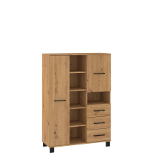 Regał 2-drzwiowy z szufladami COO-10 COOL Podstawowe (3)