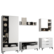 Meblościanka FRESH 4 Zestaw mebli do salonu FRESH Podstawowe (1)