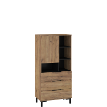 Regał z drzwiami i szufladami FRE-09 FRESH Podstawowe (2)