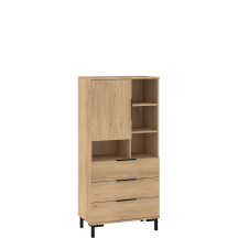 Regał z drzwiami i szufladami FRE-09 FRESH Podstawowe (4)