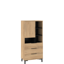 Regał z drzwiami i szufladami FRE-09 FRESH Podstawowe (5)