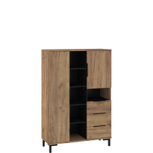 Regał 2-drzwiowy z szufladami FRE-10 FRESH Podstawowe (2)