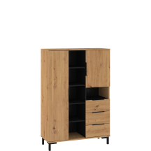 Regał 2-drzwiowy z szufladami FRE-10 FRESH Podstawowe (3)