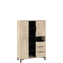 Regał 2-drzwiowy z szufladami FRE-10 FRESH Podstawowe (6)