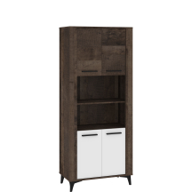 Regał na książki z szafkami i półkami SIG-09 SIGMA Podstawowe (5)