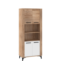 Regał na książki z szafkami i półkami SIG-09 SIGMA Podstawowe (6)