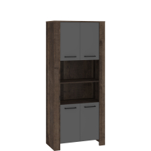 Regał na książki z szafkami i półkami SLI-09 SLIDE Podstawowe (6)