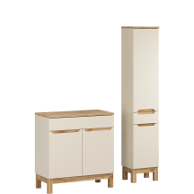 Zestaw mebli do łazienki SET-BAC 80 HC BALI CASHMERE Podstawowe