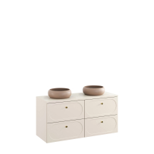 Szafka łazienkowa wisząca z umywalką 120 cm DONNA SAND Podstawowe