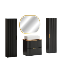 Zestaw mebli do łazienki SET-ADB 60 HC ADEL BLACK Podstawowe