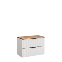 Szafka łazienkowa wisząca z blatem 80 cm ADEL WHITE Podstawowe