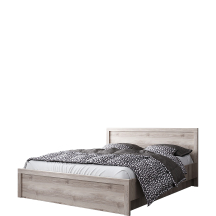 Łóżko 120 x 200 ze stelażem i pojemnikiem Kasztan Nairobi JAZZ Podstawowe