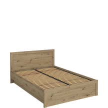 Łóżko 140 x 200 ze stelażem i pojemnikiem AYSON Podstawowe