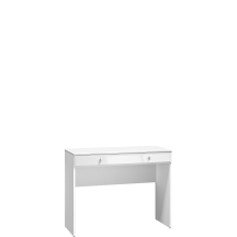 Toaletka kosmetyczna z szufladą Biały Połysk Glamour GLAMOUR Podstawowe