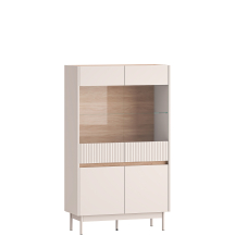 Kredens z witryną czterodrzwiowy Kaszmir DUNEA Podstawowe