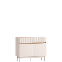 Komoda 104 cm z cichym domykiem 2 drzwi 2 szuflady Kaszmir DUNEA Podstawowe