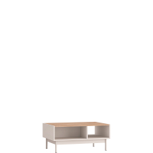 Stolik do salonu Ława z półką kolor kaszmir DUNEA Podstawowe