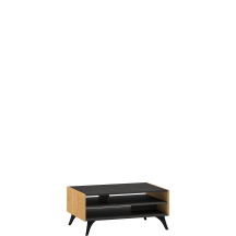 Stolik kawowy do salonu Dąb Baltic / Czarny TOSCANIA Podstawowe