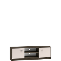 RTV Szafka pod telewizor z drzwiami i półką front Kaszmir Połysk AVANTE Podstawowe