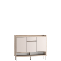 Duża szafka na buty do przedpokoju z cichym domykiem kolor Kaszmir / Dąb Cremona VOCO Podstawowe