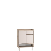 Szafka na buty do przedpokoju 2-drzwiowa kolor Kaszmir / Dąb Cremona VOCO Podstawowe