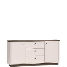 Komoda 180 2-drzwiowa 3 szuflady Kaszmir Mat VILAVIO Podstawowe