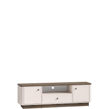 RTV Szafka pod telewizor z drzwiami i szufladą Kaszmir Mat VILAVIO Podstawowe