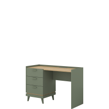 Biurko z szufladami Dąb Olej / Zgaszona Zieleń 24GDOH03 TYP-03 SCANDI Podstawowe