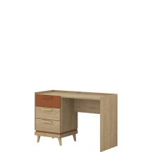 Biurko z szufladami Dąb Olej / Ceglany 24KSND03 TYP-03 SCANDI Podstawowe