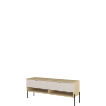 Szafka RTV z dwoma szufladami Dąb Lindberg / Kaszmir 24LKOG41 TYP-41 ORE Podstawowe