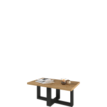 Stolik kawowy EKO prostokątny Czarny Onyx / Dąb Wotan 24WNMJ99 TYP-99 Podstawowe