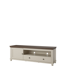 Szafka RTV duża 1 drzwi 1 szuflada Beż Jasny 24D1JU40 TYP-40 EVORA Podstawowe