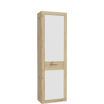 Szafa wąska 60 cm BCCS811-C830 Dąb Artisan / Biały BACCIO Podstawowe