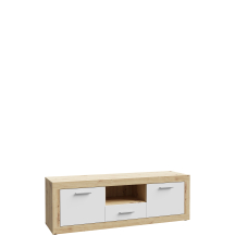 Szafka RTV 150 cm BCCT134-C804 Dąb Artisan / Biały BACCIO Podstawowe