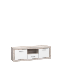 Szafka RTV 150 cm BCCT134-T19 Dąb Piaskowy / Biały BACCIO Podstawowe