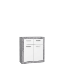 Komoda 2 szuflady 2 drzwi BCCK221-C264 Dąb Artisan / Biały BACCIO Podstawowe