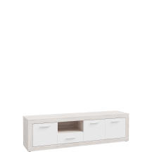 Szafka RTV Prawa 180 cm BCCT141R-M958 Dąb Piaskowy / Biały BACCIO Podstawowe