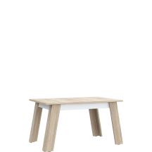 Stół rozkładany 140x90 ZMBT423-Q36F Dąb Sonoma / Biały Uni ZUMBA Podstawowe