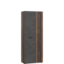 Szafka na buty 70 cm wysoka MS263-C754 Old-Wood Vintage / Beton Ciemnoszary NET306 Podstawowe