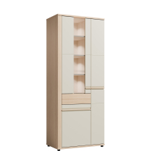 Witryna z szufladą 80 cm OS2 Riva / Cashmere OSLO Podstawowe