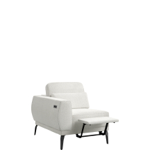 Fotel z jednym bokiem i elektrycznym podnóżkiem 1/FB Lewy VELUMO Podstawowe