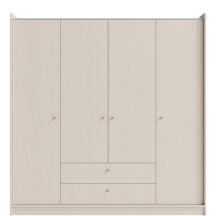 Szafa 4-drzwiowa do sypialni Beż Piaskowy GR13 GRANDE Podstawowe