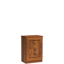 Wąska komoda z szufladami Dąb Stuletni T-4 TADEUSZ DĄB STULETNI Podstawowe