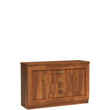 Szeroka komoda 140 cm Dąb Stuletni T-6 TADEUSZ DĄB STULETNI Podstawowe