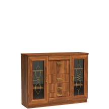 Kredens z witryną i szufladami Dąb Stuletni T-14 TADEUSZ DĄB STULETNI Podstawowe