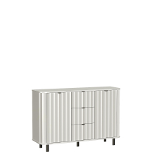 Komoda 2 drzwi 3 szuflady NV-1 Biel Alpejska NOVADO BIAŁY Podstawowe