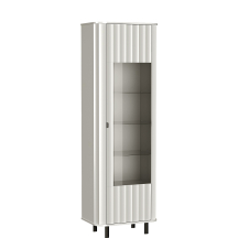 Wysoka witryna do salonu NV-4 Biel Alpejska NOVADO BIAŁY Podstawowe