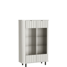 Kredens z witryną NV-9 Biel Alpejska NOVADO BIAŁY Podstawowe