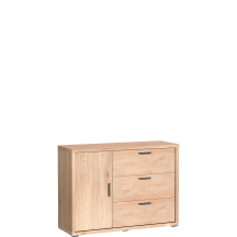 Komoda jednodrzwiowa z szufladami G-1 Dąb Cremona GRANDE Podstawowe